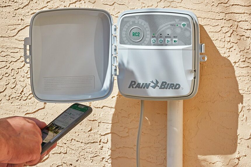 Rain Bird RC2 8Zone WiFi Irrigation Controller (RC2120V) Backyard